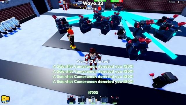 ЧЕЛЛЕНДЖ С ДРУГОМ ТОЛЬКО ГЛИТЧ КАМЕРАМЕН ПРОТИВ КОШМАРНЫЙ МОД В Toilet Tower Defense РОБЛОКС ! смотреть онлайн