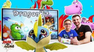 Папа Макс и Елисей играют в DRAGON HIT Спасение драконов!