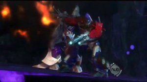 Transformers: Prime - Optimus and Megatron kicking ass