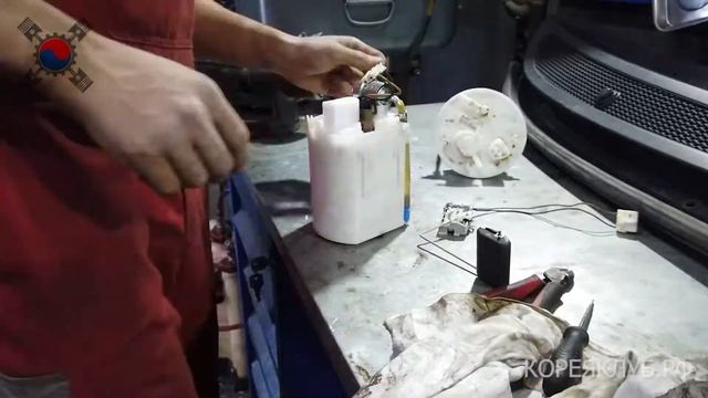 ? KIA VENGA - Замена топливного фильтра и ремонт топливного насоса. Москва. Корея Клуб. смотреть онлайн