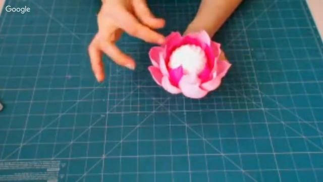 Мастер класс. Цветок из гофрированной бумаги с зефиром смотреть онлайн