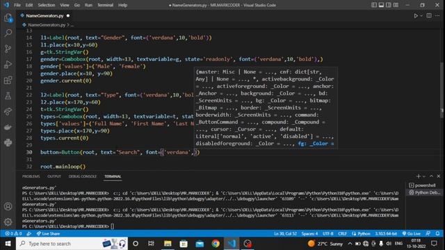 Name Generators Project Using Python | Mini Python Projects - For Beginners
