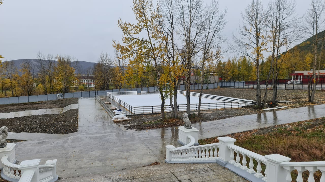 Каток для массового катания 800 кв.м. "Курорт Талая" Магаданская область