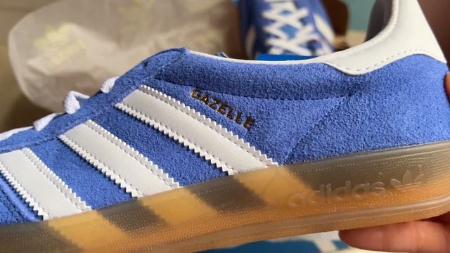 ADIDAS GAZELLE INDOOR BLUE FUSION UNBOXING & ON FEET ??? | bpapada смотреть онлайн