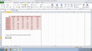 Excel - przygotowanie danych do wydruku, obszar wydruku