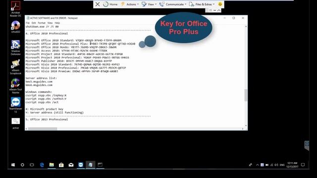 Active Office 2010 Professional Plus with Key and without Crack Tool смотреть онлайн