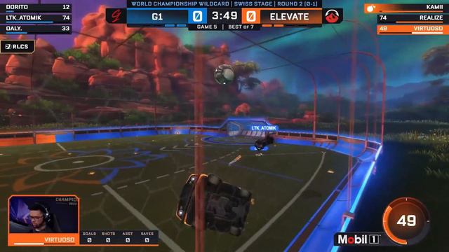 G1 vs. Elevate  Swiss Round 2  2023 Rocket League World Championship Wildcard