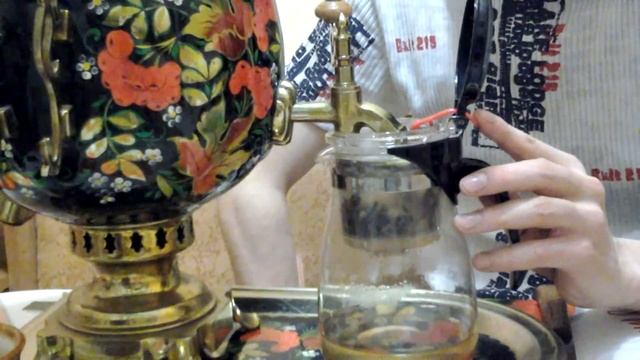 Шен пуэр чай с жасмином , дегустация у Самовара =) смотреть онлайн