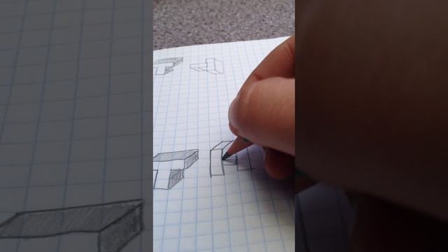 Как рисовать 3D буквы смотреть онлайн