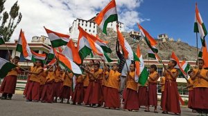 The little Monk's of Phakspa Nastan Bakula Institute Spituk UT Ladakh India #harghartiranga