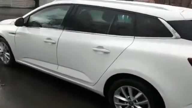 Renault Megane белый смотреть онлайн