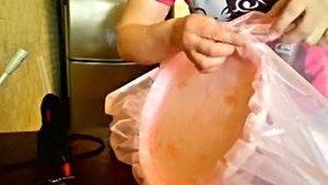 МК основа букета из органзы Видео6