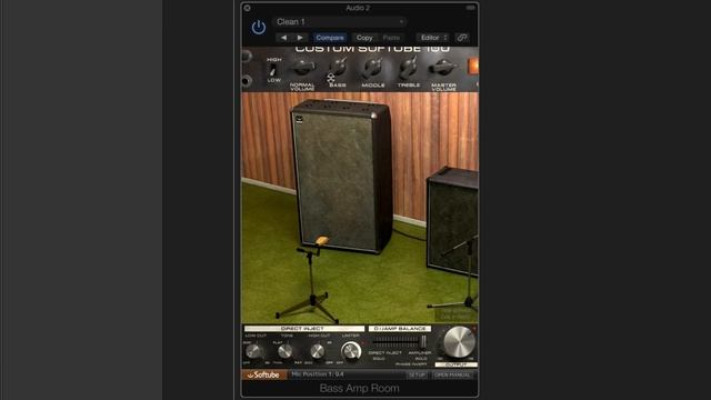 Softube bass amp room review