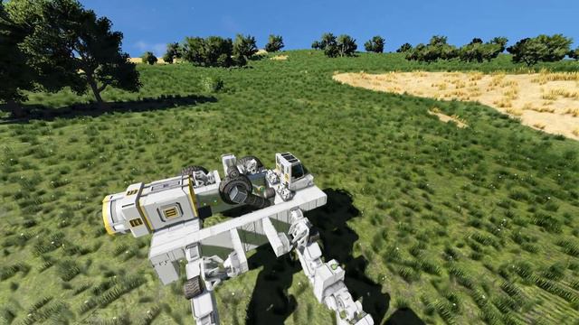 Space Engineers No Script Hinge Shock Rover смотреть онлайн