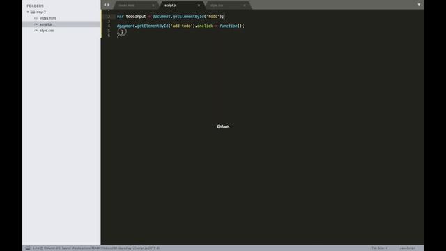 Todo List JavaScript -  HTML & CSS - Beginners Guide