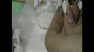 Simple wedding molding 3 D nail art by Vozian Olga (свадебная лепка) 
