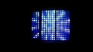 Контроллер T1000S и LED  матрица 18х16 на управляемых светодиодах WS2812  (2022). Эффекты.