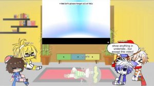 Undertale react to megalomaniac(first video)