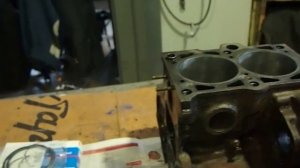 Автомобиль Ока-блок цилиндров после расточки