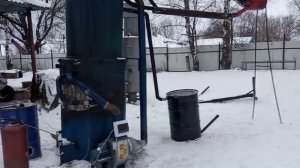 Газогенератор на 1200 кубов синтезгаза в час, параметры, конструкция, вариант применения