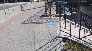 Калининград По Высокому мосту через Прегель (Преголю) – 22 августа 2018