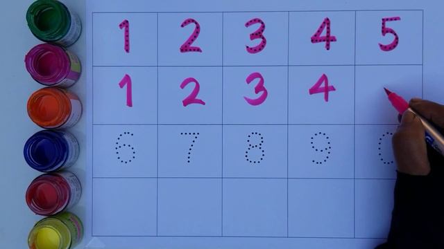 12345 Number Names | 1 to 9 Numbers |  Numbers Song |  learning for kids with Colours