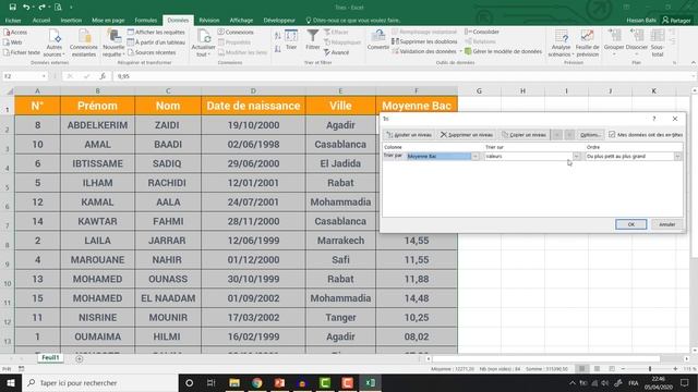 Excel #6 : Trier les données d'un tableau смотреть онлайн