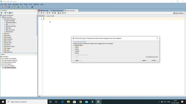 SQL developer tool tricks to generate insert ,update and select query from existing table?