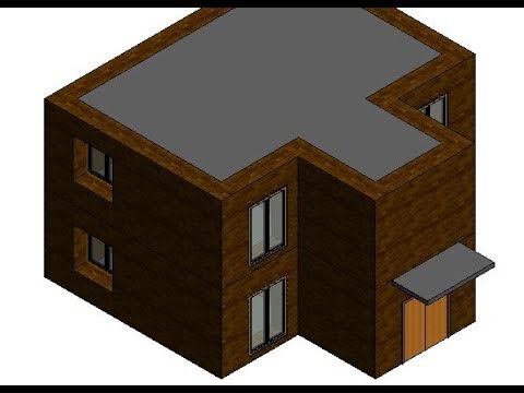 Создание второго этажа(самый простой коттедж): Revit #8