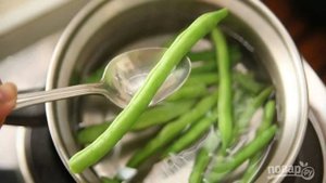 Молодая фасоль в стручках