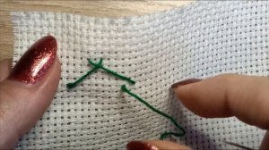 Шов "козлик". Embroidery seam "goat".