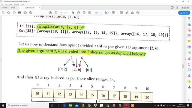 Chapter 1: Working with NumPy- obtaining subsets of arrays