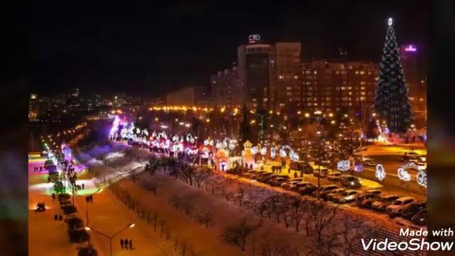 Предновогодний город. смотреть онлайн