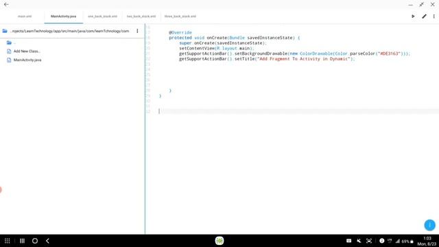How to use fragment back stack - aide- ide for android tutorial смотреть онлайн