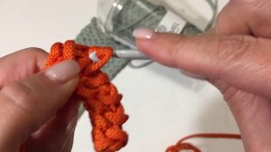 Узор Ротанг крючком поворотными рядами | Узоры крючком из шнура | Soft Decor - Татьяна Чакур