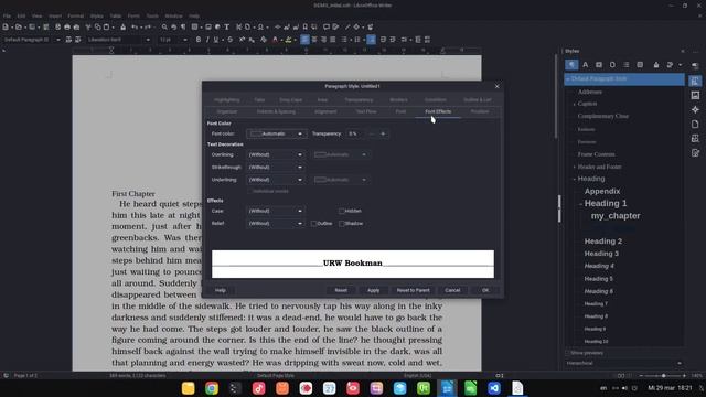 Using styles in LibreOffice смотреть онлайн