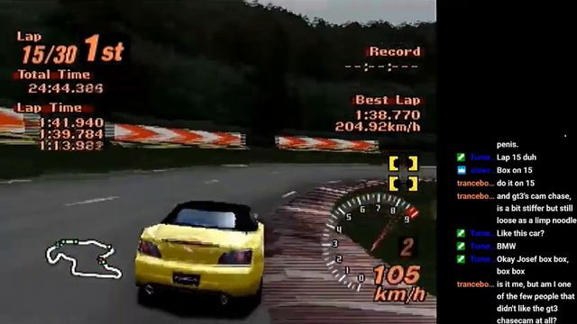 Gran Turismo 2 - Part 7: Trial Mountain 30 Laps смотреть онлайн