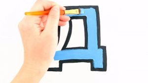 Алфавит. Азбука. Рисуем и учим буквы / Мультик раскраска для детей Алфавит /  Раскрась Ка