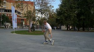 Лучшее торможение на роликах — Т-стоп | Школа роликов RollerLine Роллерлайн в Москве