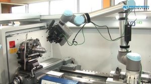 Видеосъёмка металлообработки роботом Universal Robots