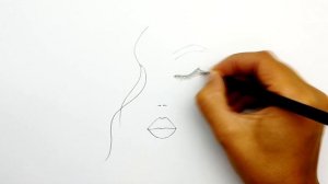 Как нарисовать портрет девушки карандашом, простым способом | Скетчи для срисовки.