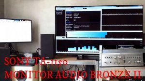 SONY TA-1150 INTEGRATED & MONITOR AUDIO BRONZE II SPEAKERS