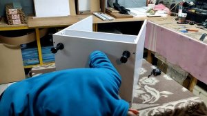 СОБИРАЮ КУХНЮ САМ /КАК СДЕЛАТЬ КУХНЮ СВОИМИ РУКАМИ/ БЕЛАЯ КУХНЯ / ЯЩИК ПОД ДУХОВОЙ ШКАФ/