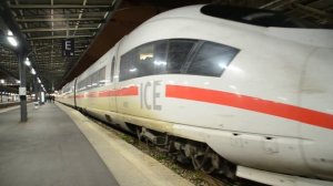 DB ICE 3 au départ de Paris - Gare de l'Est!