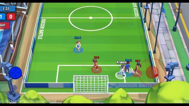 Offline practice in Soccer battle  Football game for Android