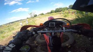 Honda XR250. Эндуро-кросс в Орехово-Зуево, 29 июля 2018, зачет "Лайт". Не финишировал. :(