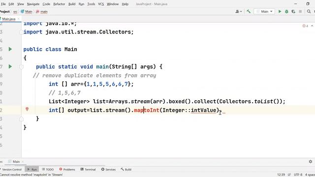 remove duplicate elements from primitive array using java 8 смотреть онлайн