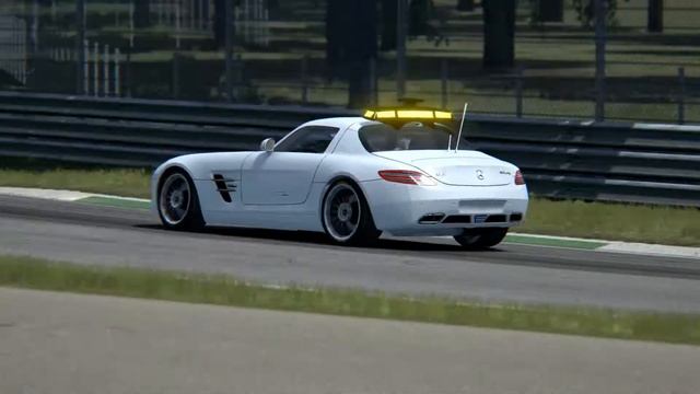 (WIP) Assetto Corsa, Mercedes SLS Safety Car смотреть онлайн
