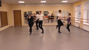 Джайв.Тренировочное круговое упражнение"Смена мест"(Беседа 101)