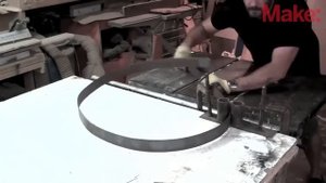 Как сделать круглый стол в гаражных условиях.